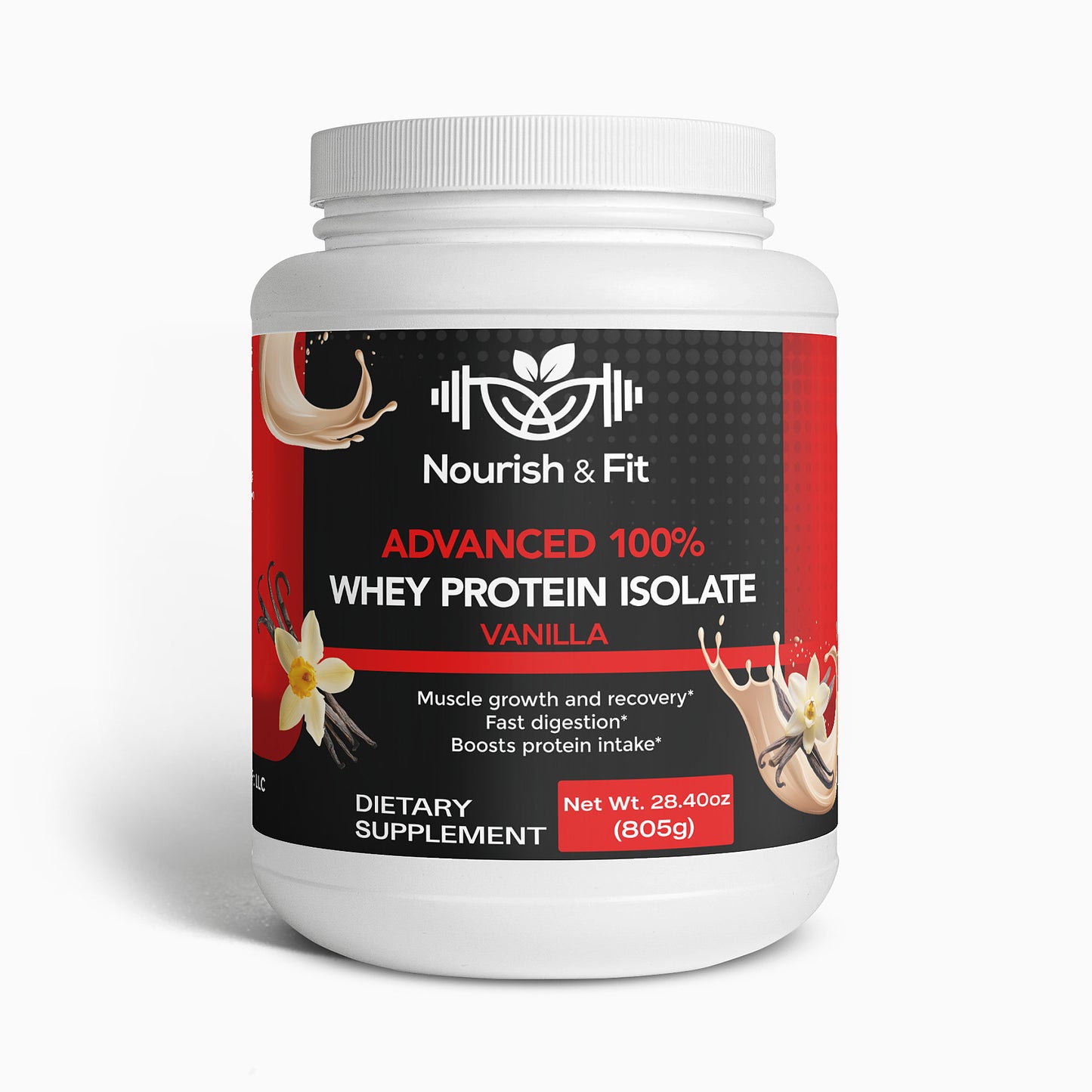 Advanced 100% Whey Protein Isolate (Vanilla)